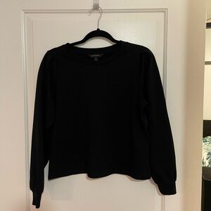 Banana Republic Black Crop Sweatshirt - Size S